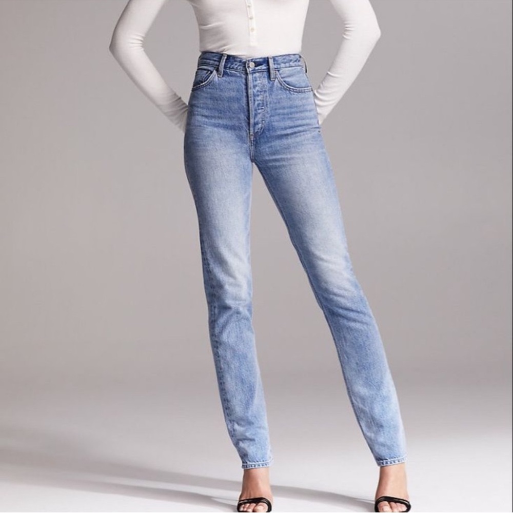 Aritzia Denim Forum The Nina Stovepipe Jeans Sz 26